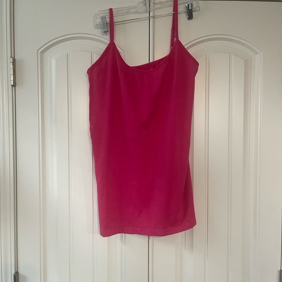 eye candy Tops - Eye Candy Fuchsia Spaghetti Strap Tank Top 3X Nylon/Spandex